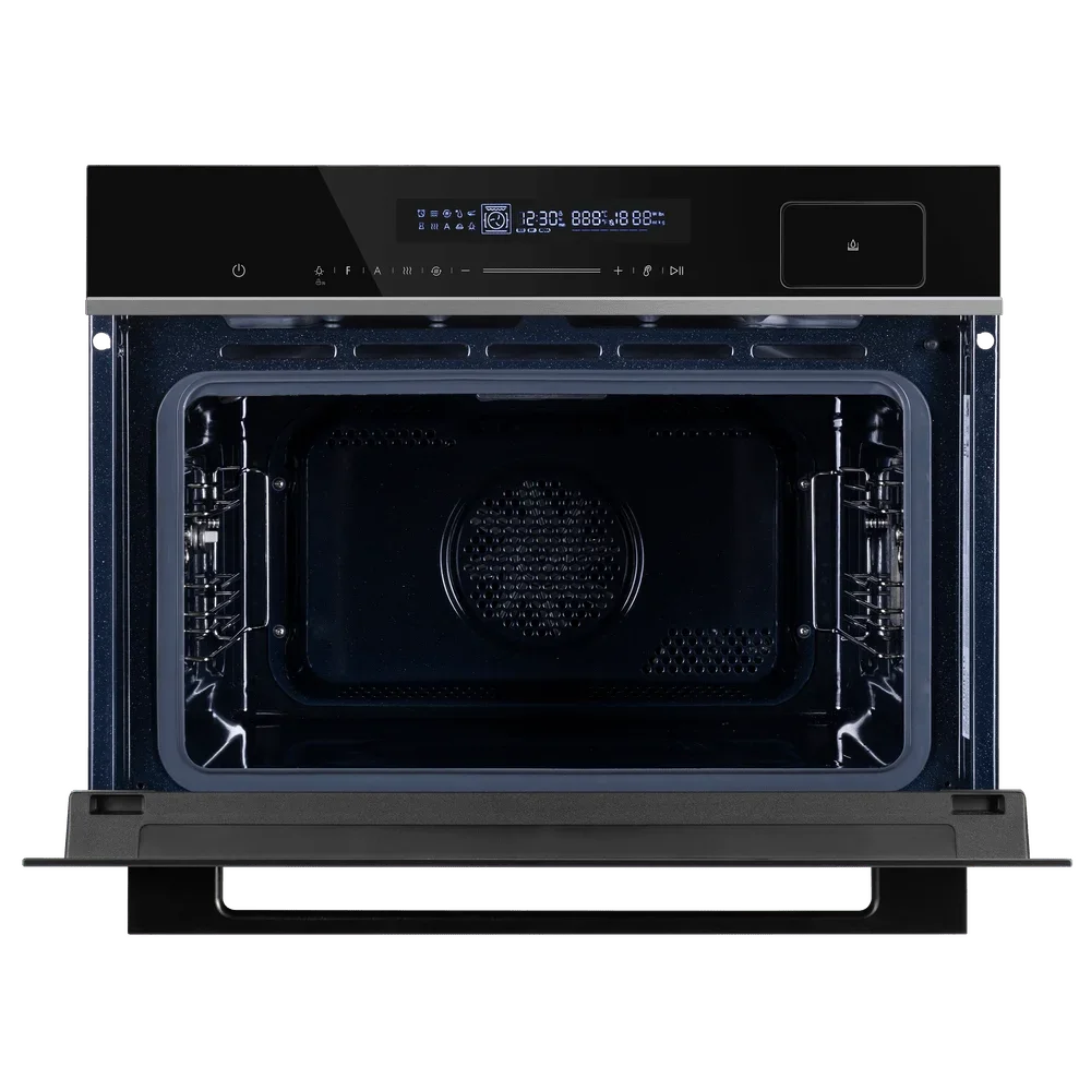 Компактный духовой шкаф с паром Maunfeld MCMO5016STGB