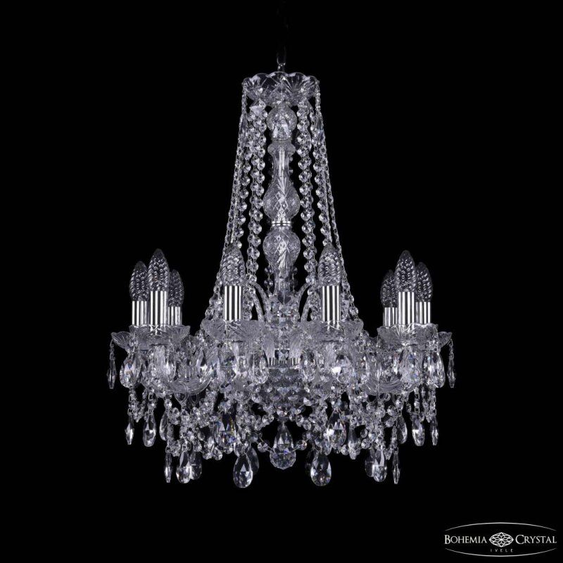 Подвесная люстра Bohemia Ivele Crystal 1411 1411/10/160/h-64 Ni