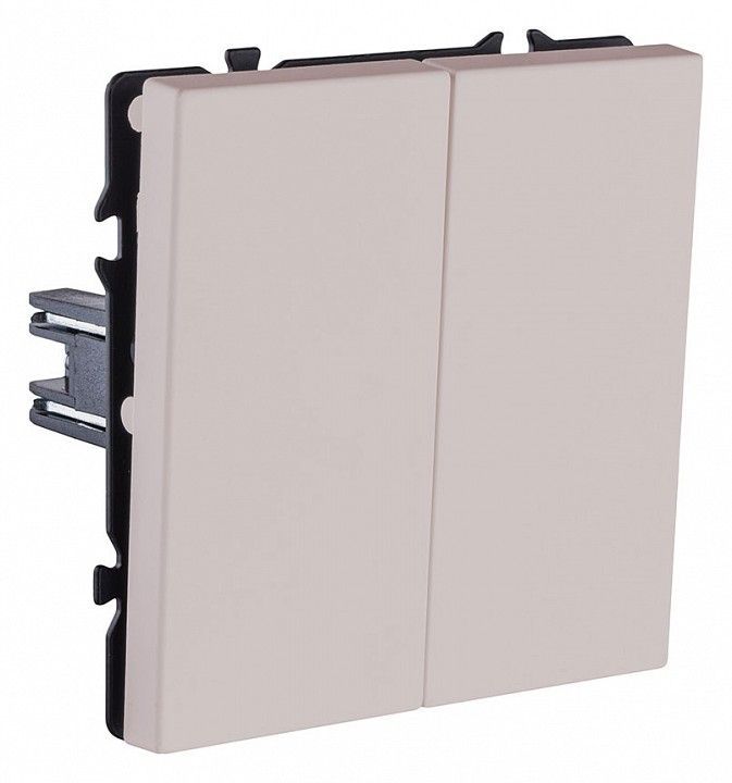 Выключатель двухклавишный без рамки Kollinger Eclipse EC-004CM