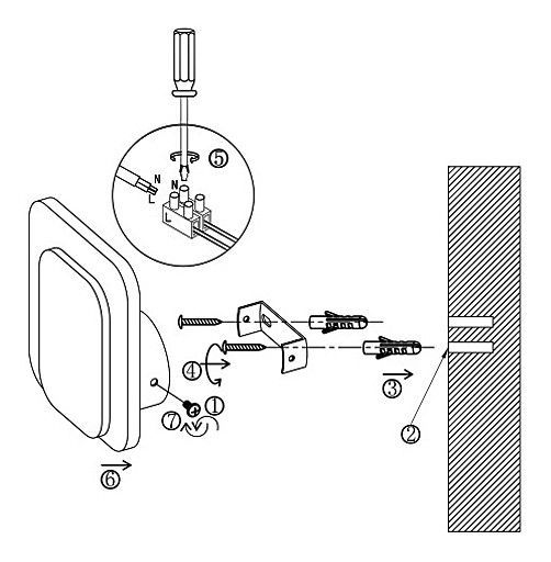Бра Globo Isaac 41536