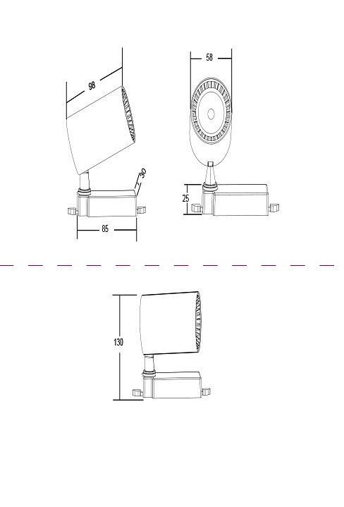 Светильник на штанге Maytoni Technical Вуоро TR003-1-6W4K-B