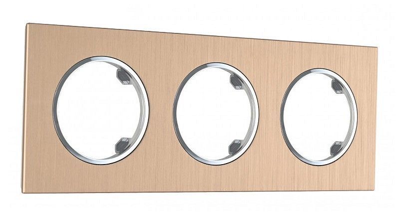 Рамка на 3 поста Arte Milano am-502.11 502.11-3.shampan