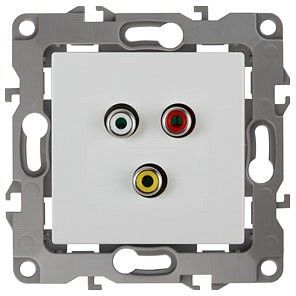 Розетка RCA без рамки Эра Эра 12 12-3113-01
