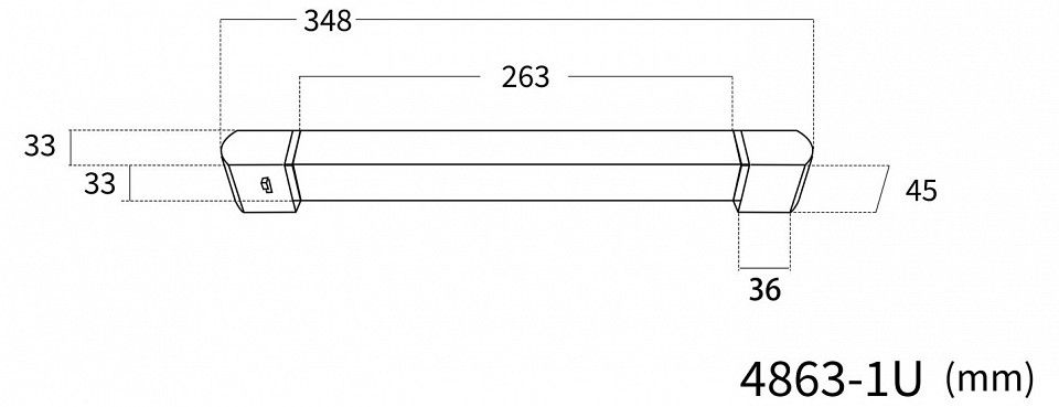 Накладной светильник Favourite Practica 4863-1U