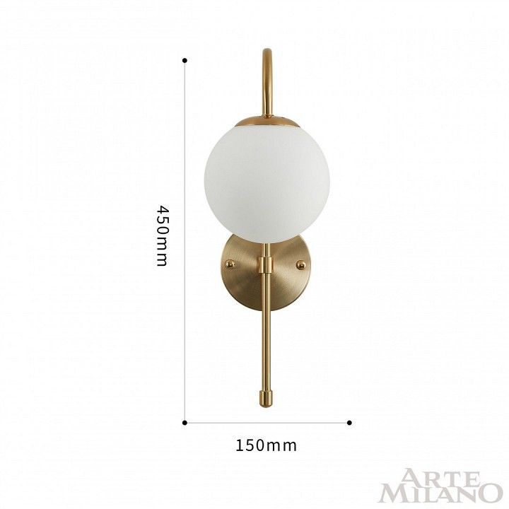 Бра Arte Milano Neapolis-71069 271069/1B GD