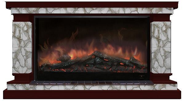 Комплект из электрокамина напольного и портала (143x45x82.5 см) Лорд Карелия Premier S14 ЛО000063