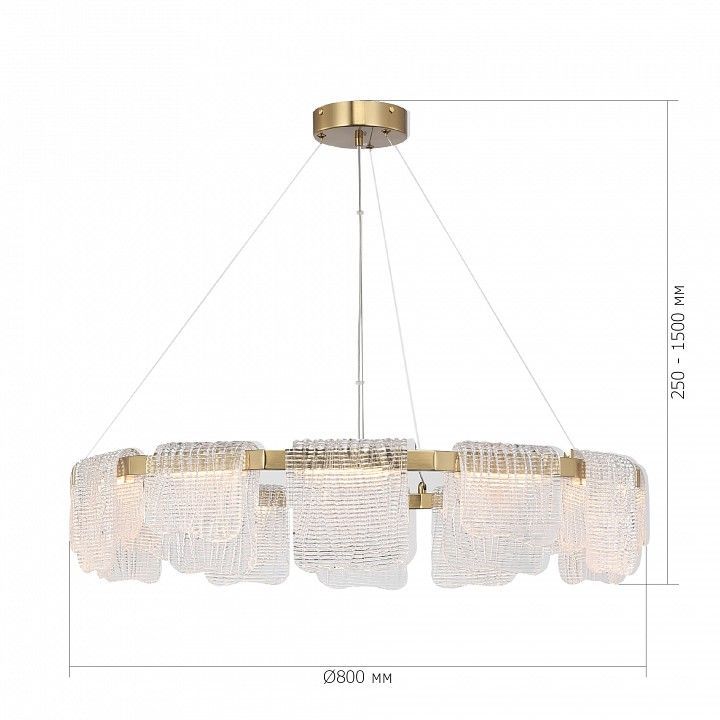 Подвесная люстра ST-Luce VOILE SL6021.203.66