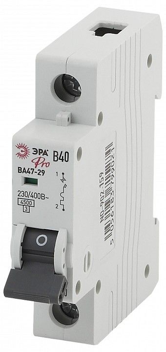 Автоматический выключатель 1P Эра ВА47-29 NO-902-159