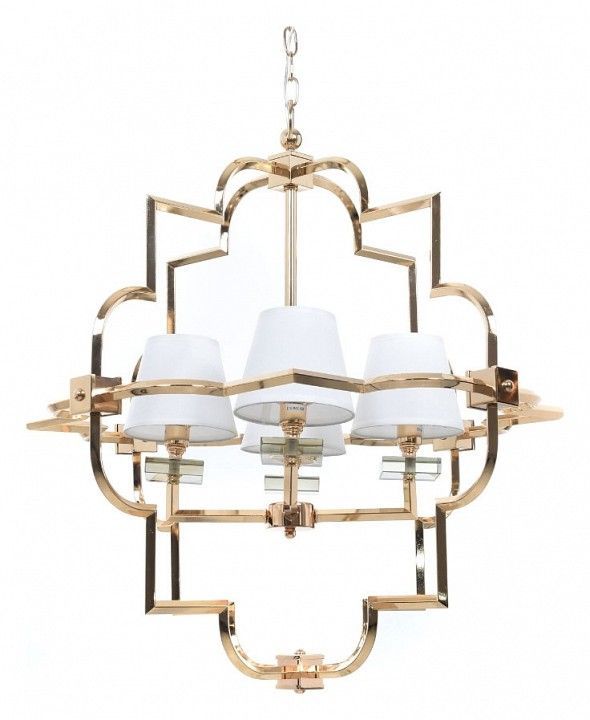 Подвесная люстра LUMINA DECO Baltimore LDP 8020-4 GD+WT