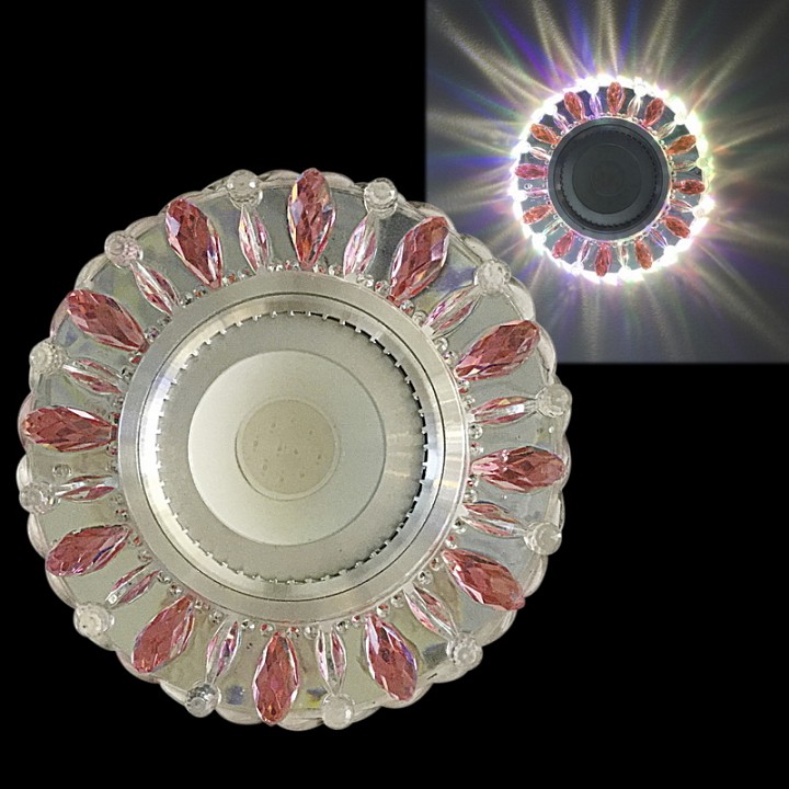 Встраиваемый светильник Reluce  42112-9.0-001PL MR16+LED3W CL/PK+MIX