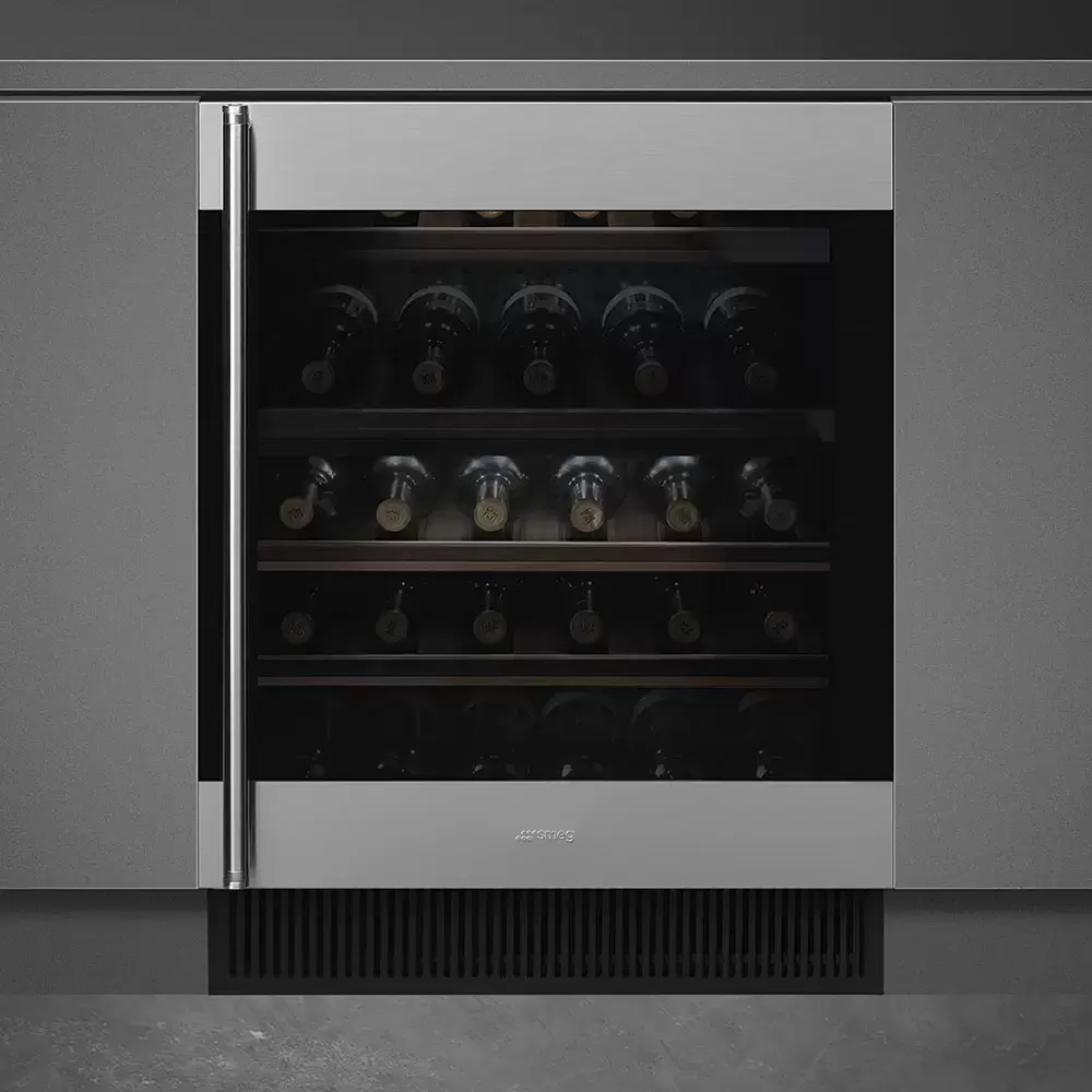 Встраиваемый винный холодильник Smeg CVI338RX3