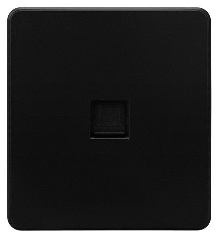 Розетка Ethernet RJ-45 и со шторками, без рамки Kranz ROUND KR-78-0724-3