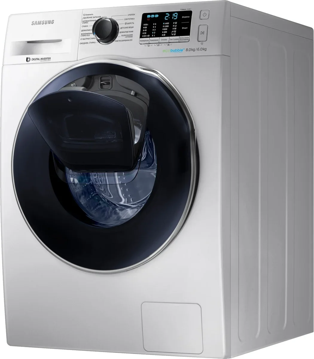 Стирально-сушильная машина Samsung WD 80K5410 OS AddWash