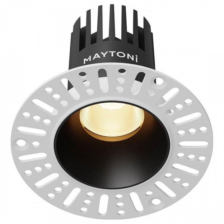 Встраиваемый светильник Maytoni Technical Омут DL119-10W-2.7K-TRS-B
