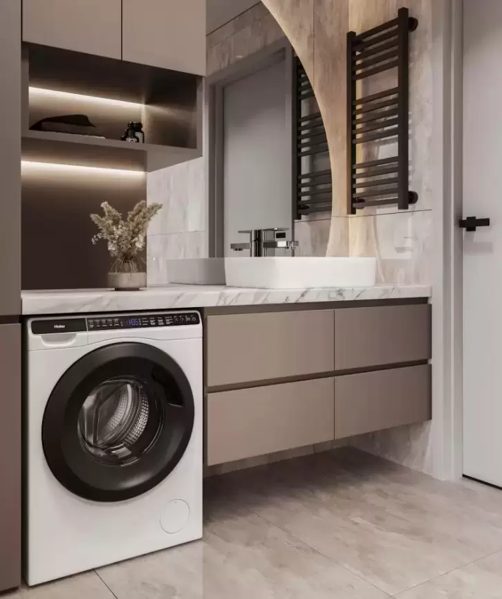 Компактная стиральная машина под раковину Haier HW50-BP1026