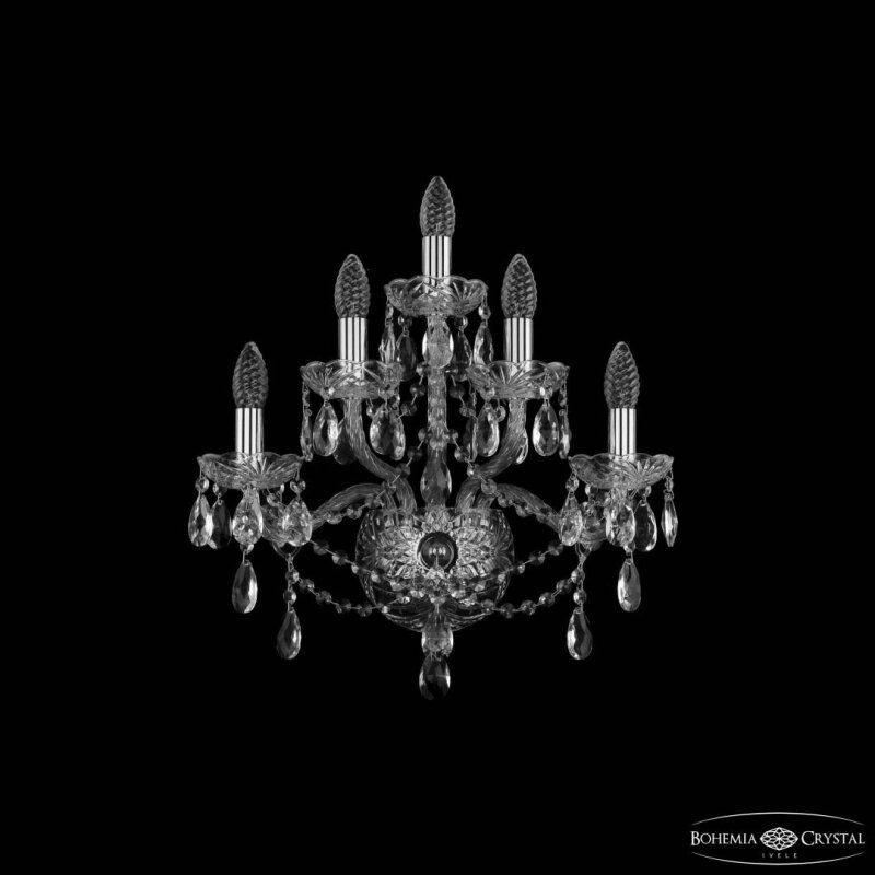Бра Bohemia Ivele Crystal 1415 1415B/2+2+1/165 Ni