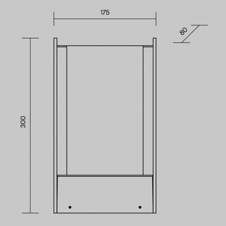 Наземный низкий светильник Maytoni Outdoor Reso O445FL-L20GF3K
