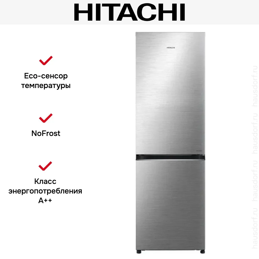 Холодильник Hitachi R-B 410 PUC6 BSL