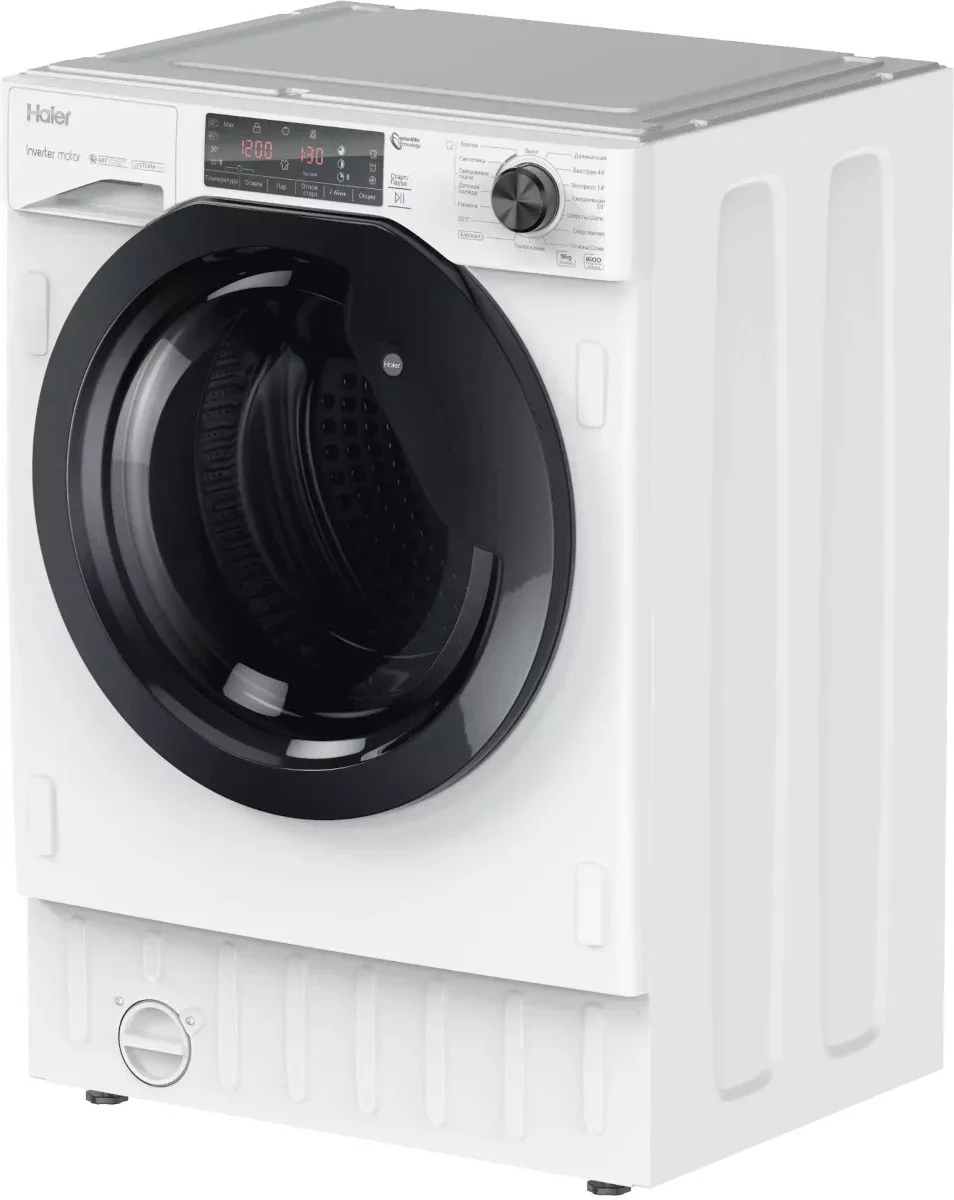 Встраиваемая стиральная машина Haier HWQ90B416FWB-RU