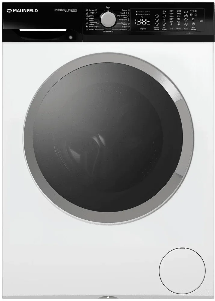 Стиральная машина Maunfeld MFWM128WH400 ST INVERTER