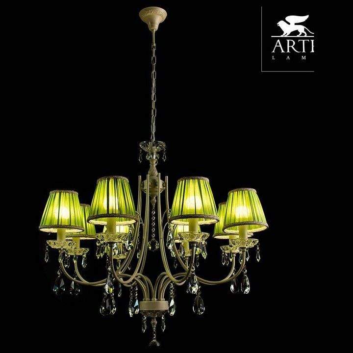 Подвесная люстра Arte Lamp Veil A3082LM-8WG