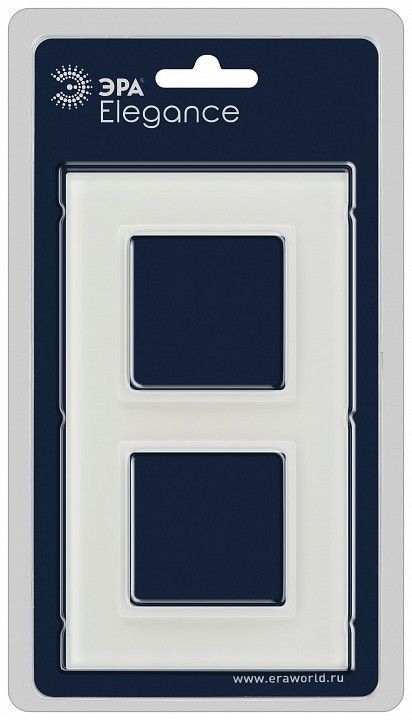 Рамка на 2 поста Эра Эра Elegance 14-5102-01М