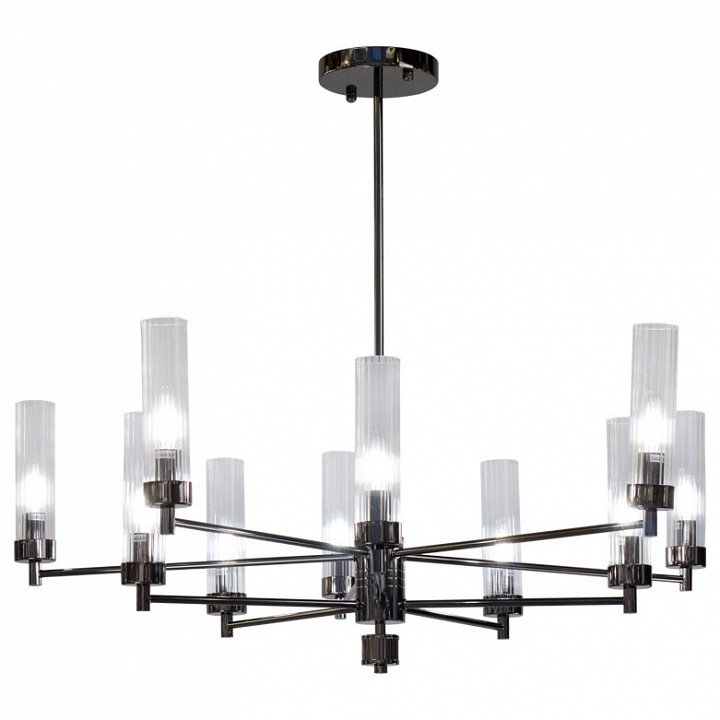 Люстра на штанге AM-Group INDIGO INDIGO SP10 PEARL BLACK