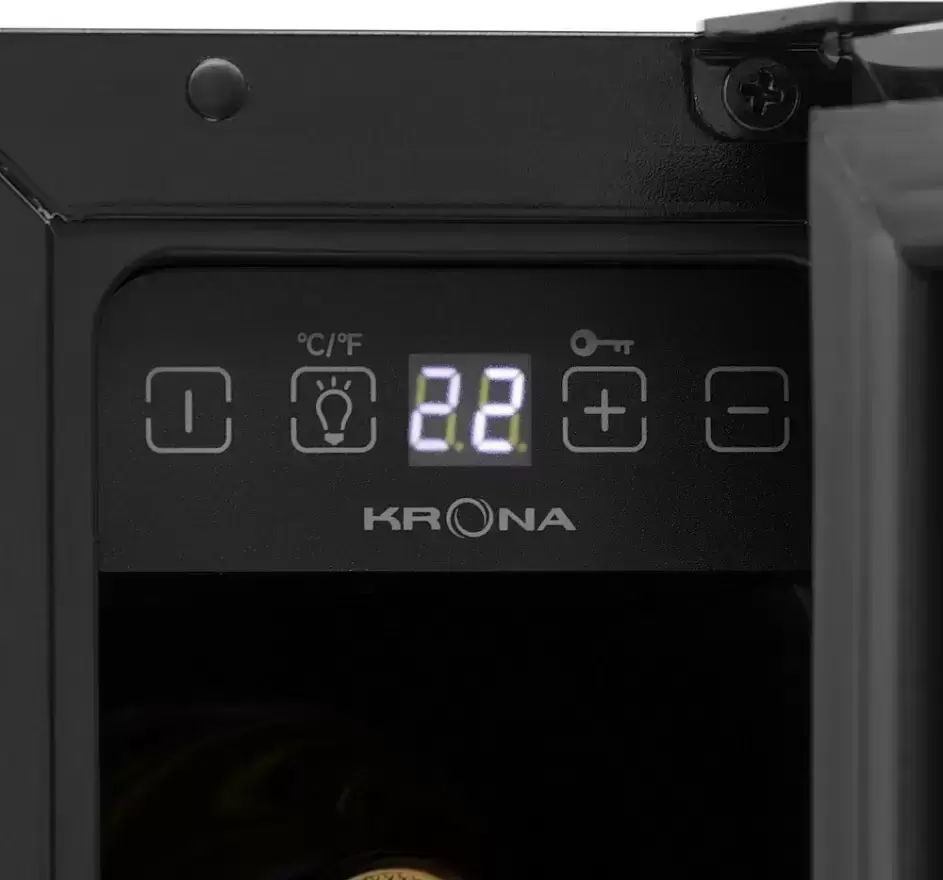 Встраиваемый винный шкаф Krona BADEN 82/7 BL