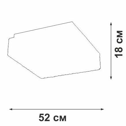 Потолочная люстра Vitaluce V5373 V5373-9/1PL