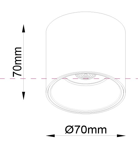 Накладной светильник Maytoni Technical Alfa LED C064CL-L12B4K