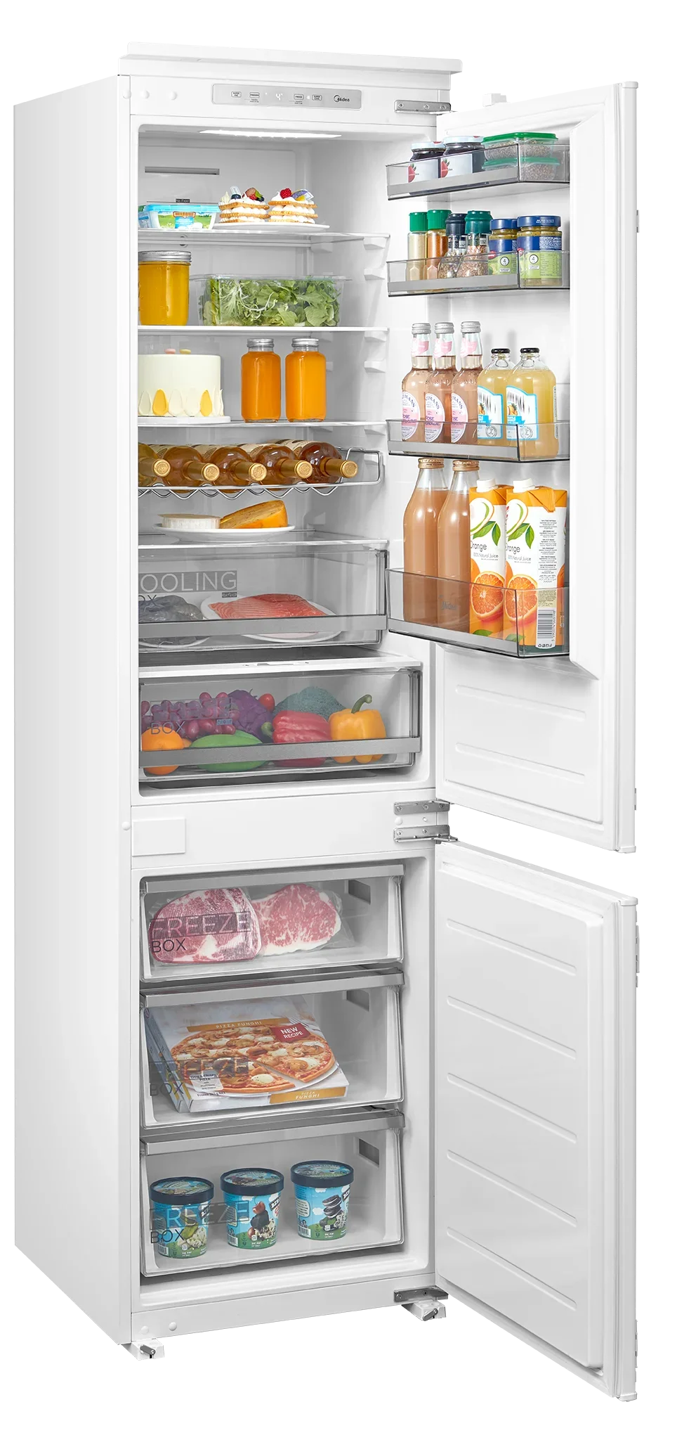 Встраиваемый холодильник Midea MDRE414FGE01