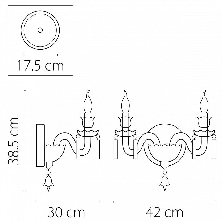 Бра Lightstar Campana 716624