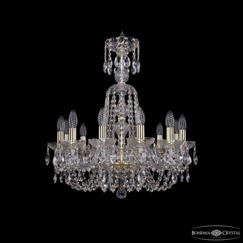 Подвесная люстра Bohemia Ivele Crystal 1402 1402/12/195/XL-64 G