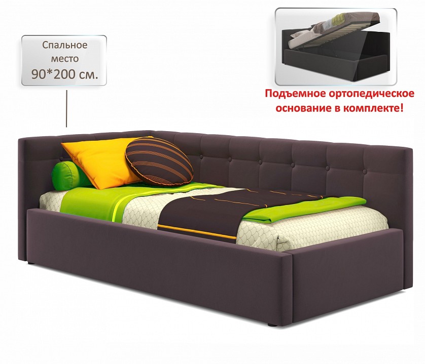Кровать односпальная Bonna 2000x900
