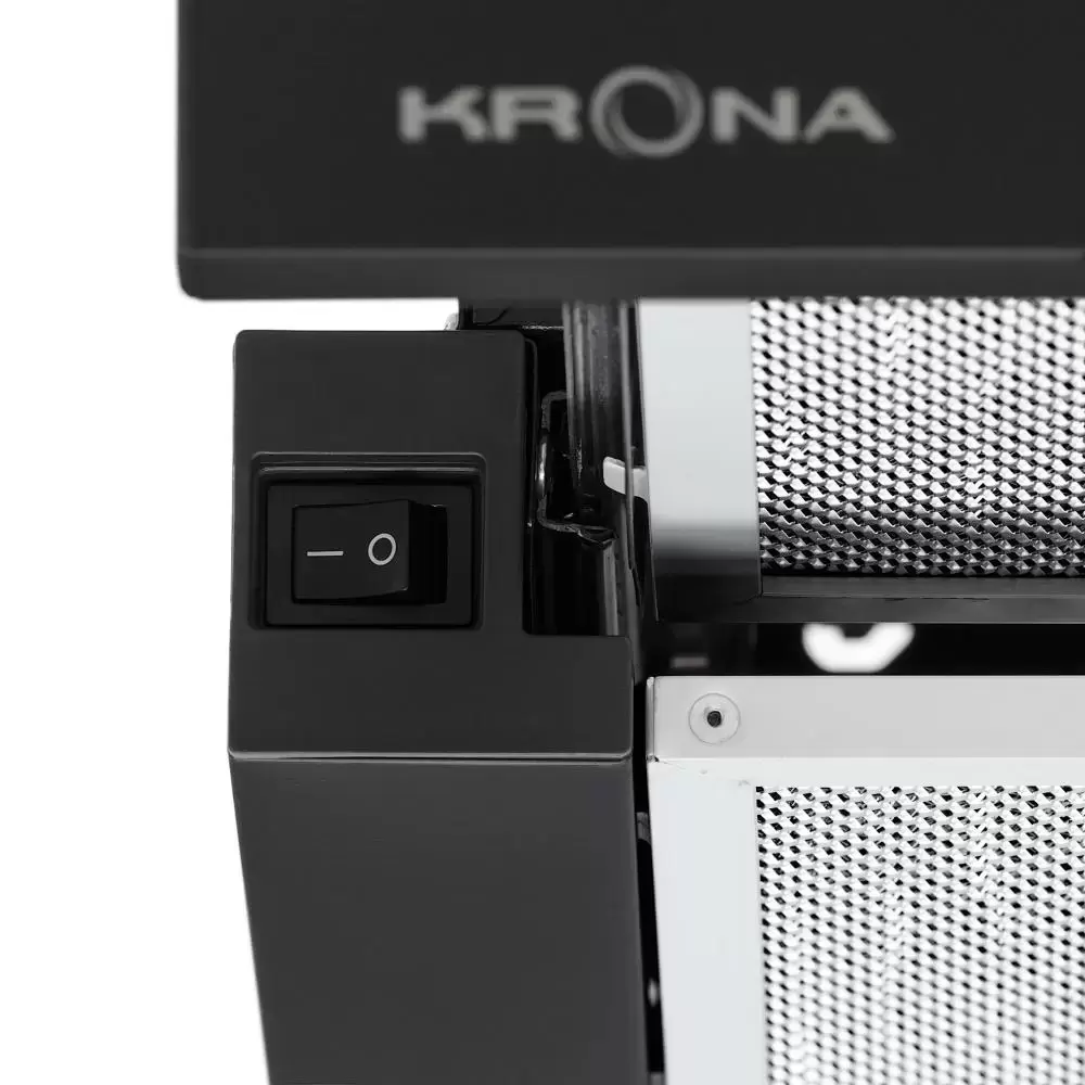 Встраиваемая вытяжка Krona KAMILLA T 600 BLACK (1 мотор)