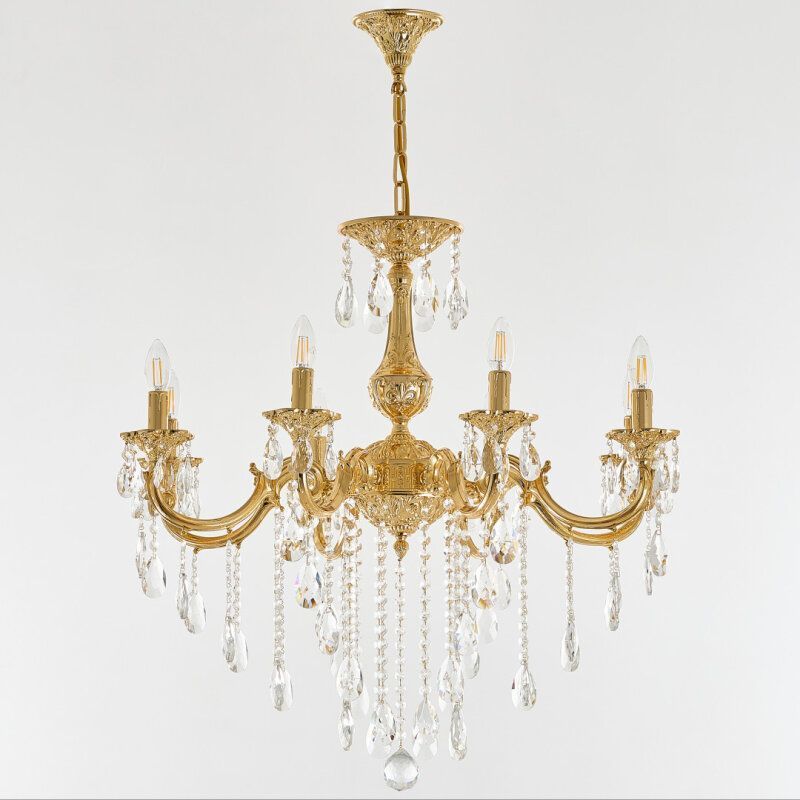 Подвесная люстра Bohemia Ivele Crystal AL7801 AL78101/8/250 B G
