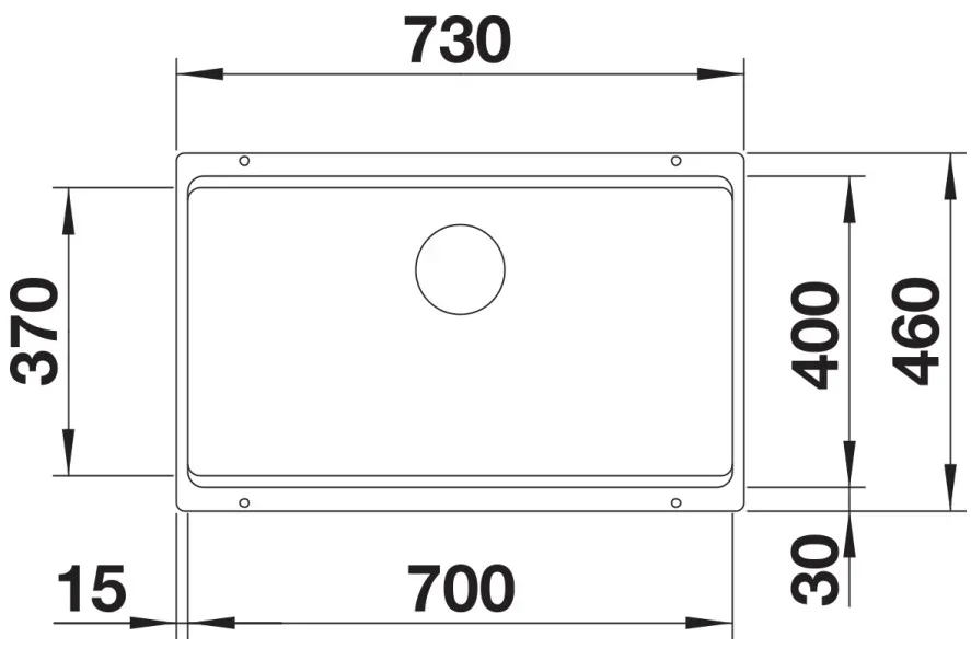 Мойка BLANCO ETAGON 700-U Silgranit кофе