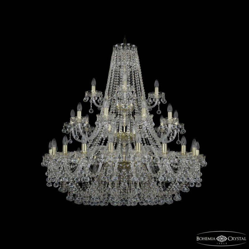 Подвесная люстра Bohemia Ivele Crystal 1409 1409/20+10+5/400/3d G