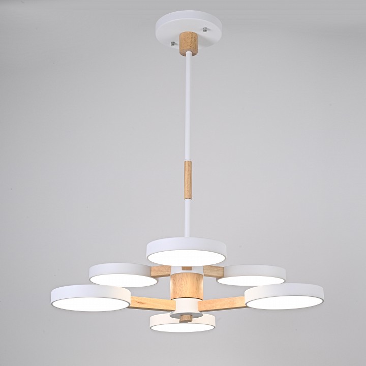 Люстра на штанге Imperiumloft TURNA White TURNA-DBL01