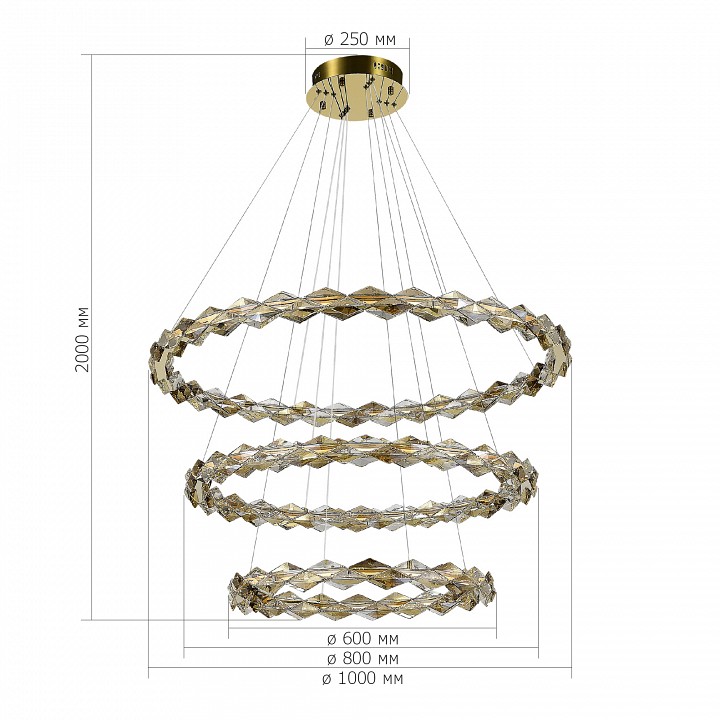 Подвесной светильник ST-Luce Diamanta SL6009.203.03