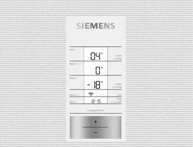 Отдельностоящий холодильник с нижней морозильной камерой SIEMENS KG49NSW2AR