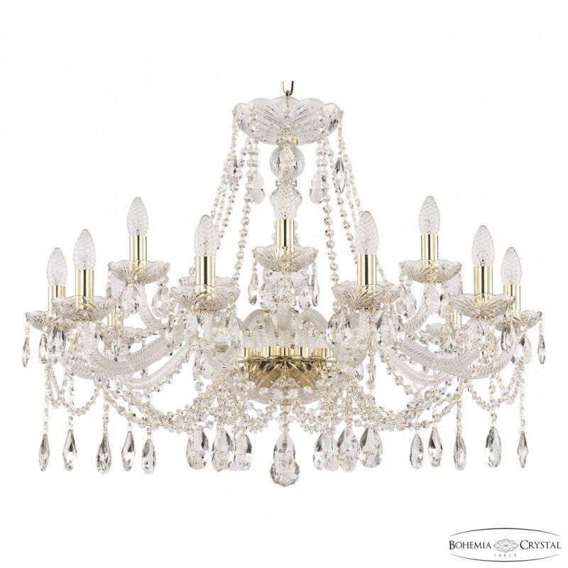 Подвесная люстра Bohemia Ivele Crystal 107 107/10+5/300 G