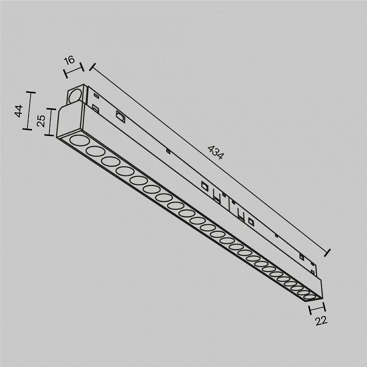Встраиваемый светильник Maytoni Technical Точки TR031-4-24WTW-M-DSZ-B