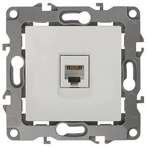 Розетка телефонная RJ-11 без рамки Эра Эра 12 12-3105-01