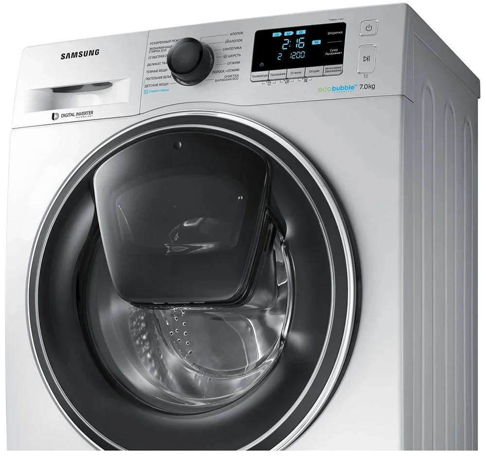 Стиральная машина Samsung WW70K62E00S AddWash
