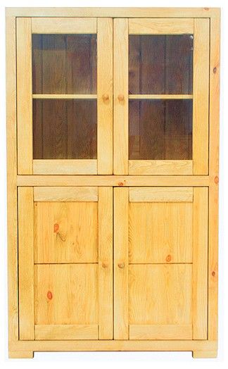 Шкаф-витрина Волшебная сосна Калипсо Д-01