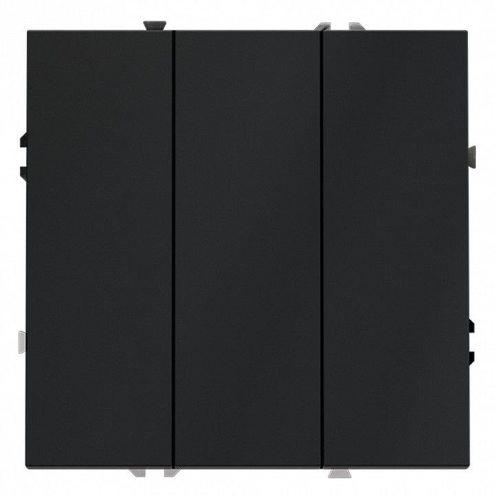 Выключатель трехклавишный без рамки Voltum S70 VLS030107