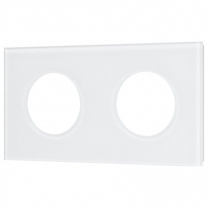 Рамка на 2 поста Arlight GLARE 043835