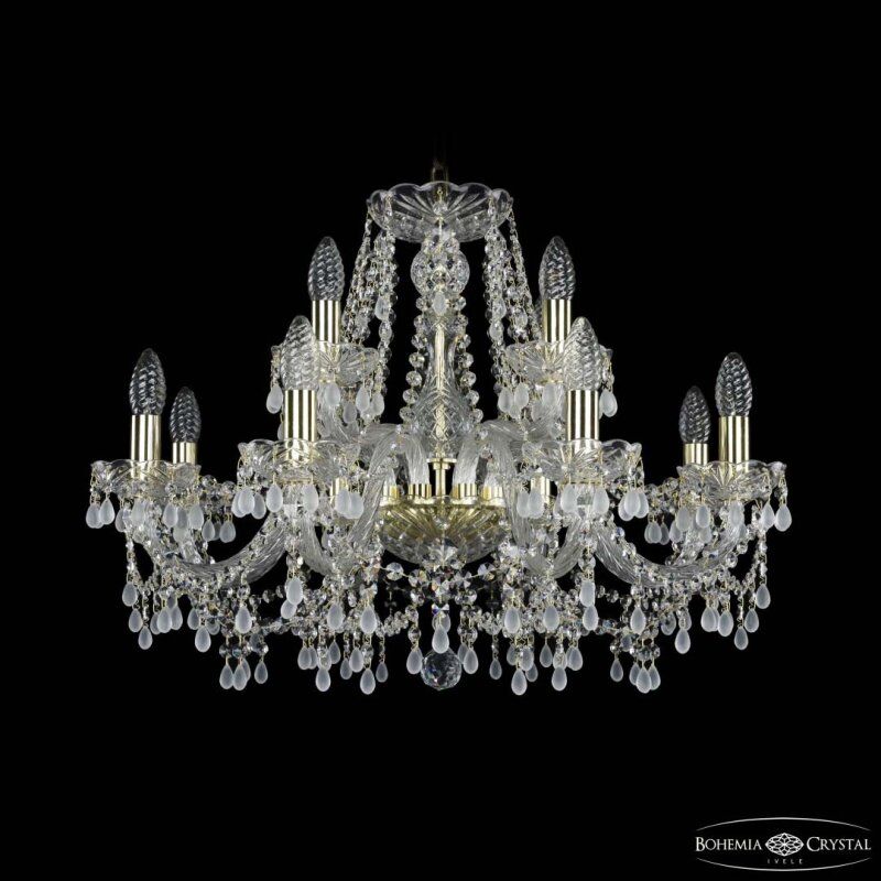 Подвесная люстра Bohemia Ivele Crystal 1410 1410/8+4/240 G V0300