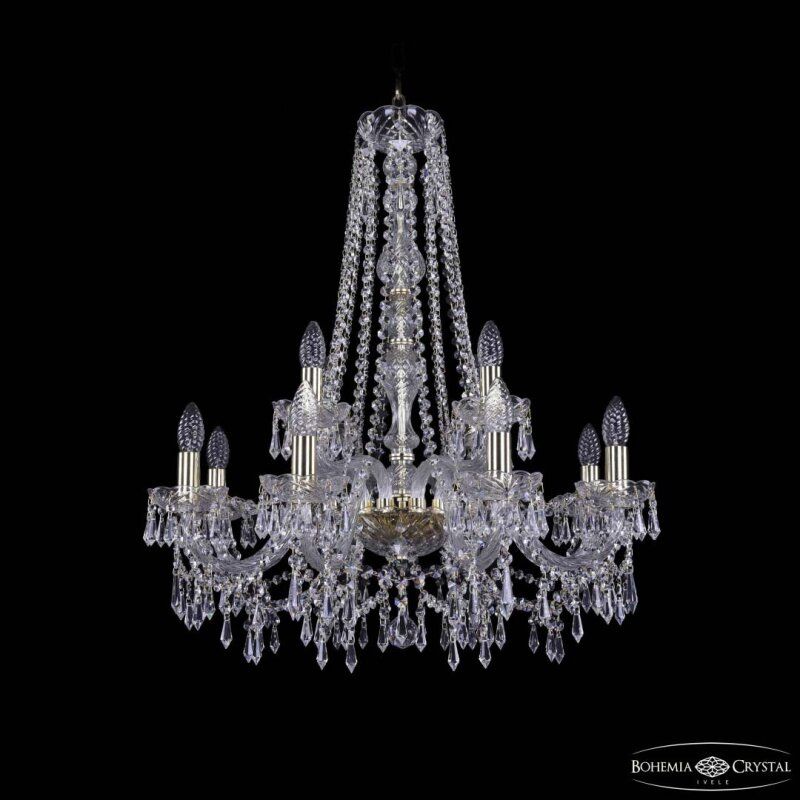 Подвесная люстра Bohemia Ivele Crystal 1403 1403/8+4/240/h-76 G